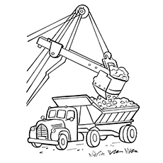 230x230 Top 25 Free Printable Truck Coloring Pages Online - 18 Wheeler Sketch