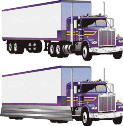 418x428 18 Wheeler Truck Safety Idea Guardrail For Trucks Big Rig Truck - 18 Wheeler Sketch