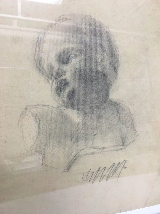 540x720 Beautiful 18th Century 1700s Cherub Sketch From The Italian School - 18th Century Sketch