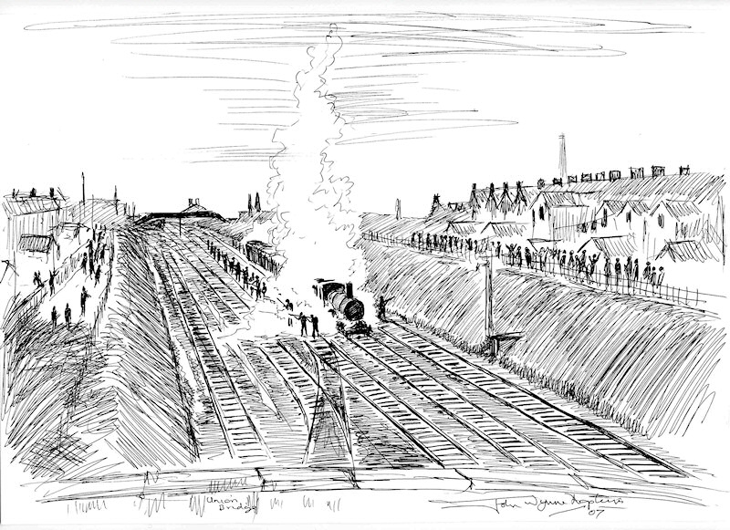 800x581 The 1911 Railway Riots - 1911 Sketch