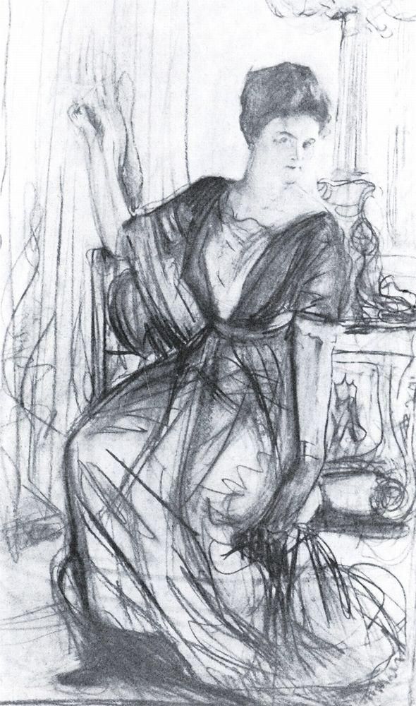 590x1000 Valentin Serov (1865 1911) - 1911 Sketch