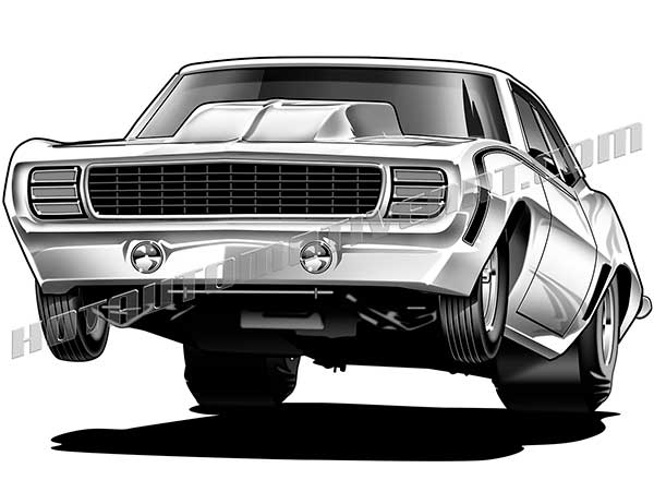 1969 Camaro Sketch at PaintingValley.com | Explore collection of 1969 ...