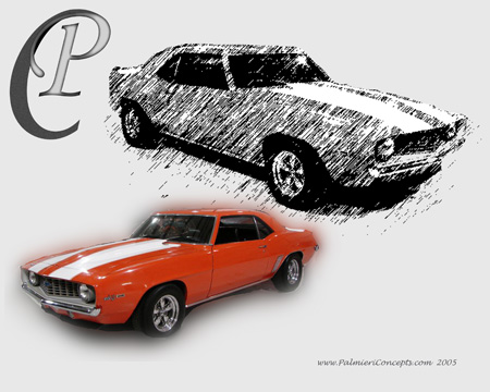 450x360 Includingtribute 1968 Custom Camaro Wheels ~ Paulstanley World - 1969 Camaro Sketch