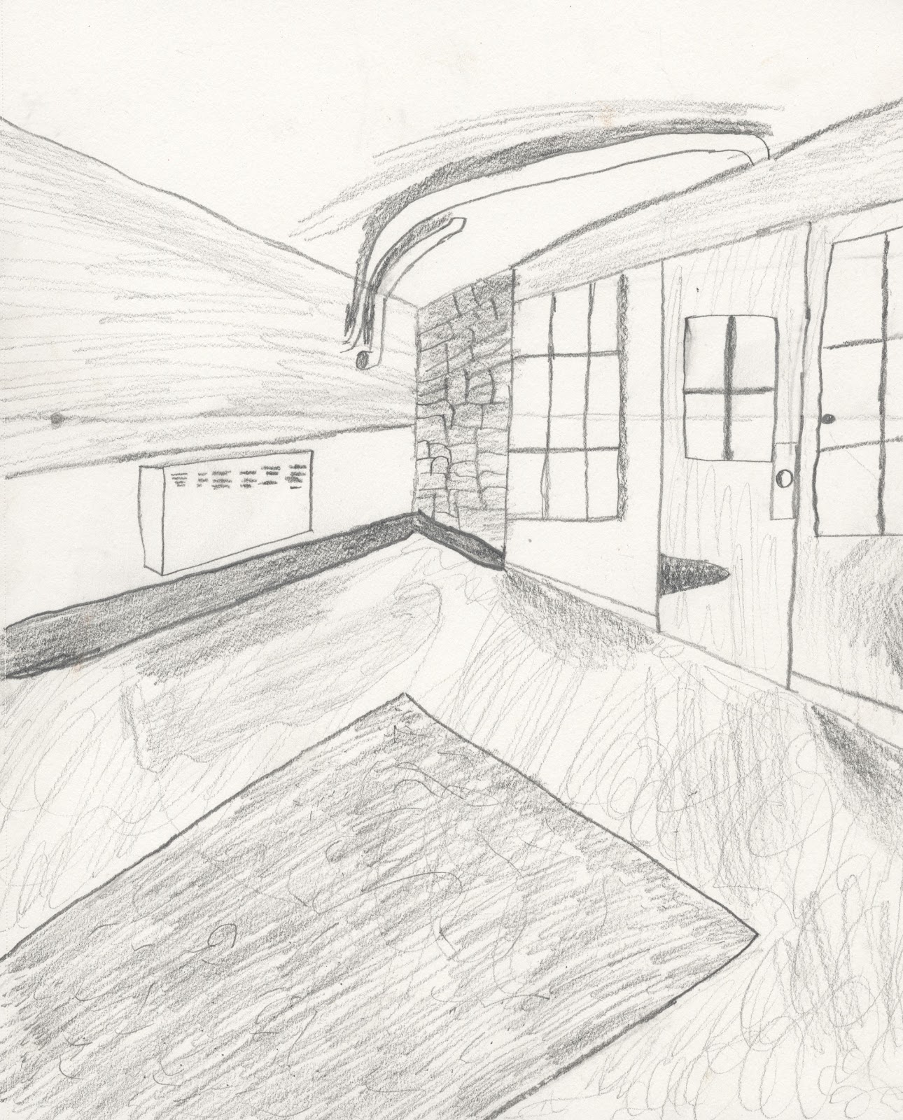 1290x1600 Perry Design Portfolio 2 Point Perspective Sketch - 2 Point Perspective Sketch