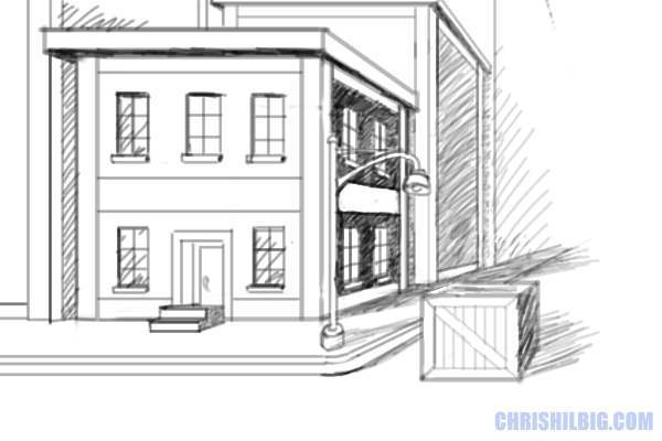 600x400 Yes, You Too Can Draw! - 2 Point Perspective Sketch