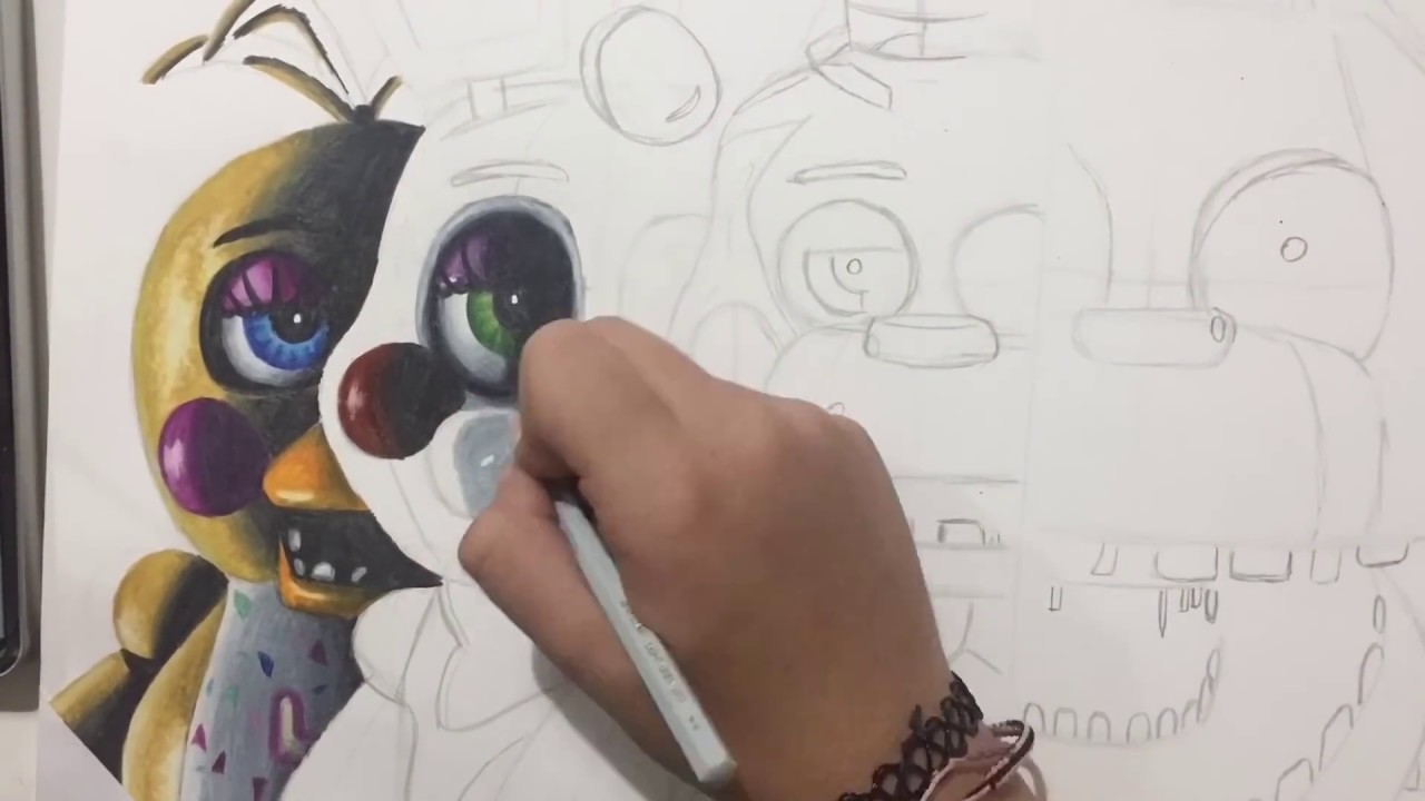 1280x720 Drawing Fnaf 2 - 2 Sketch
