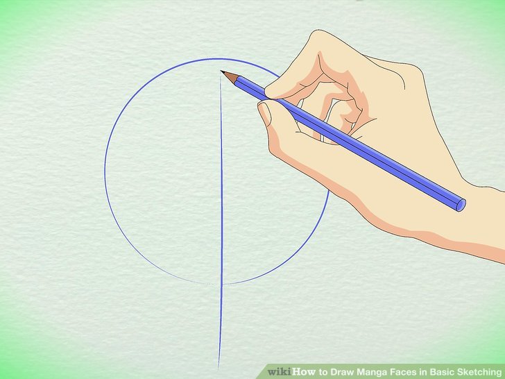 728x546 How To Draw Manga Faces In Basic Sketching (With Pictures) - 2 Sketch