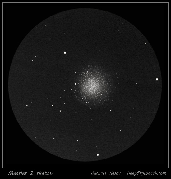 550x577 Messier 2 (Globular Cluster) - 2 Sketch