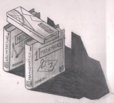 373x336 Nata Drawings, B. Arch Drawings And Jee Paper 2 Drawing Test - 2 Sketch