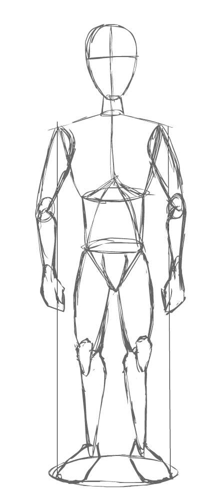 444x997 Animation 102 Character Turn Around (2d Character Turn Around - 2d Character Sketch