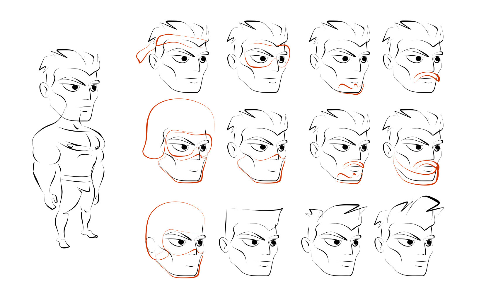 1676x1034 Artstation - 2d Character Sketch