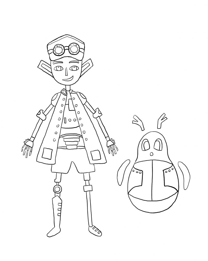 816x1024 Final Character Sketch Ying Wang - 2d Character Sketch