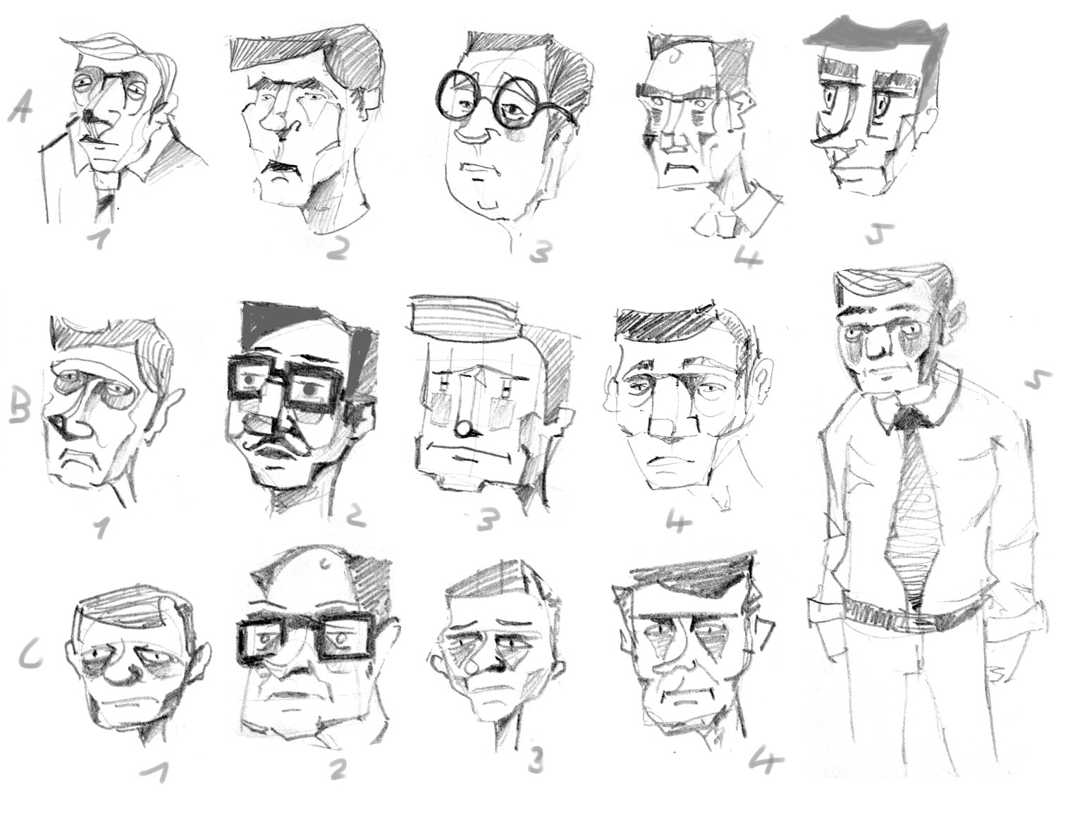 2d Character Sketch At Paintingvalley.com 