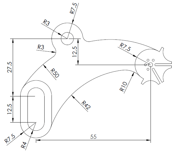 601x527 Catia 2d Sketches For Practices - 2d Sketch
