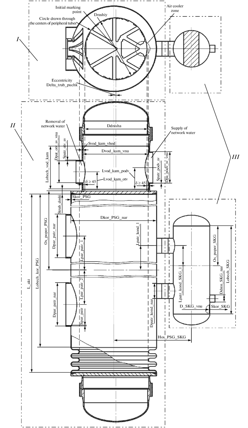 850x1463 Basic 2d Sketch Of The Heater. (I) Tube Bundle Layout, (Ii) Main - 2d Sketch