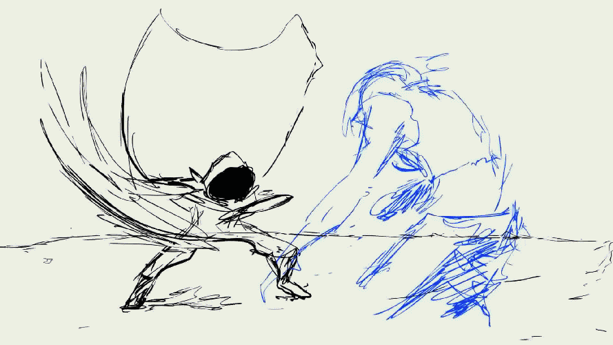 889x500 2d Animation Sketch By Liciniosouza - 2d Sketch Animation