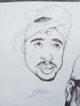 270x360 2pac Sketch Ryan Brady - 2pac Sketch