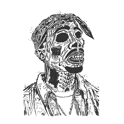 432x432 Tupac - 2pac Sketch