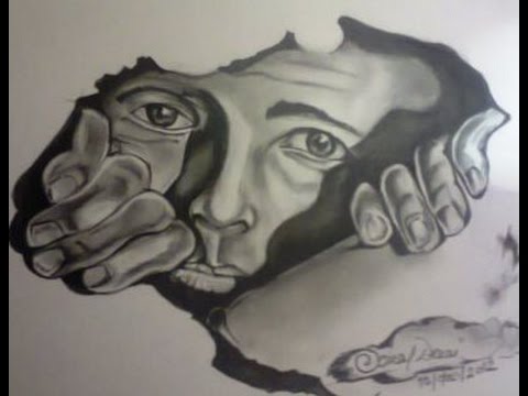 480x360 Draw 3d Sketch Of People - 3 D Sketches