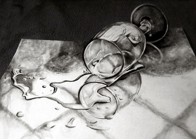 750x534 3d Pencil Drawings - 3 D Sketches