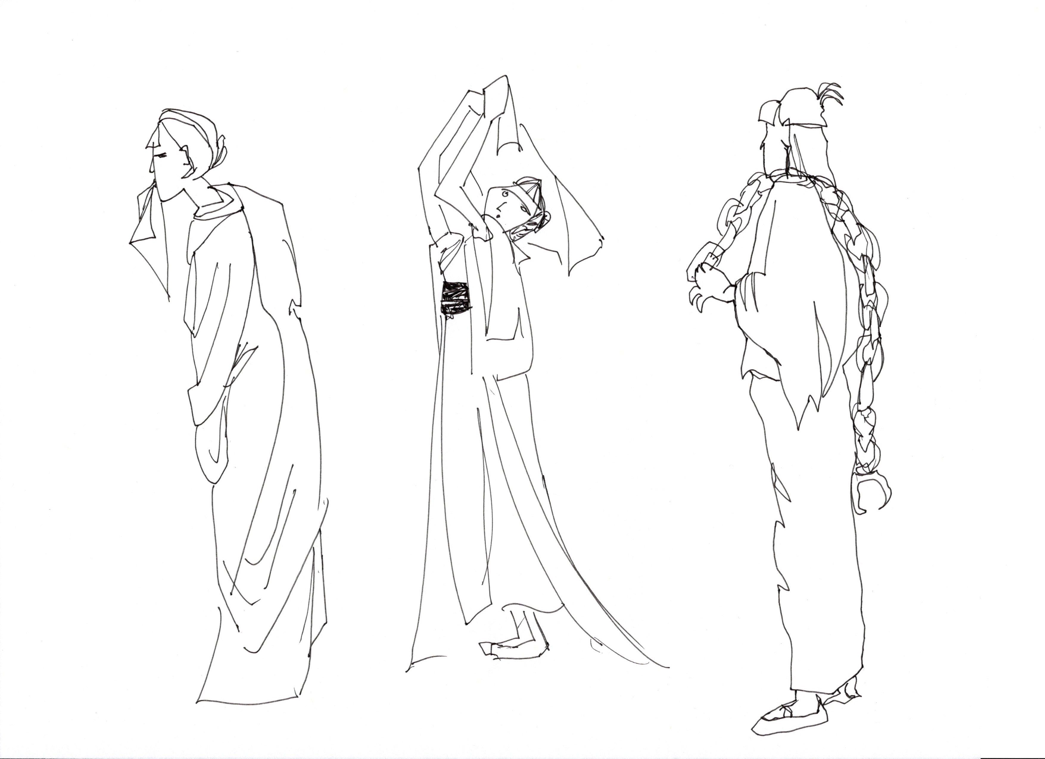 3509x2550 30 Second Sketches From Life Drawing Animation Illustration - 30 Second Sketches