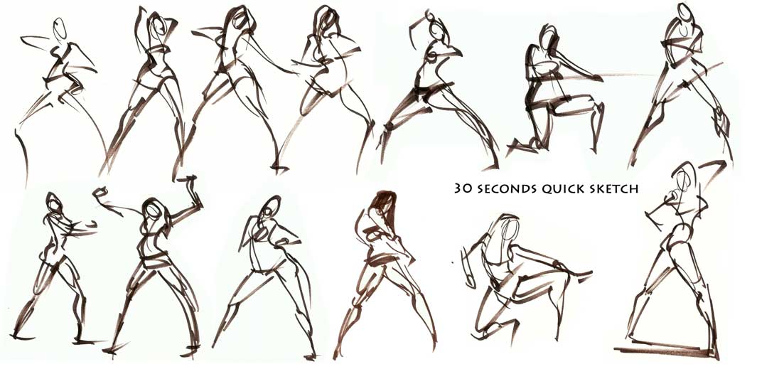 1065x526 Cyndi Tang Art And Design Costumed Gesture - 30 Second Sketches