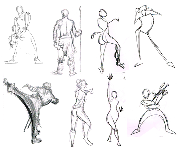 600x500 Defining The Art Gesture Drawing - 30 Second Sketches