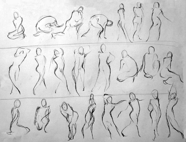 600x458 Original Art Gallery [Classwork] - 30 Second Sketches
