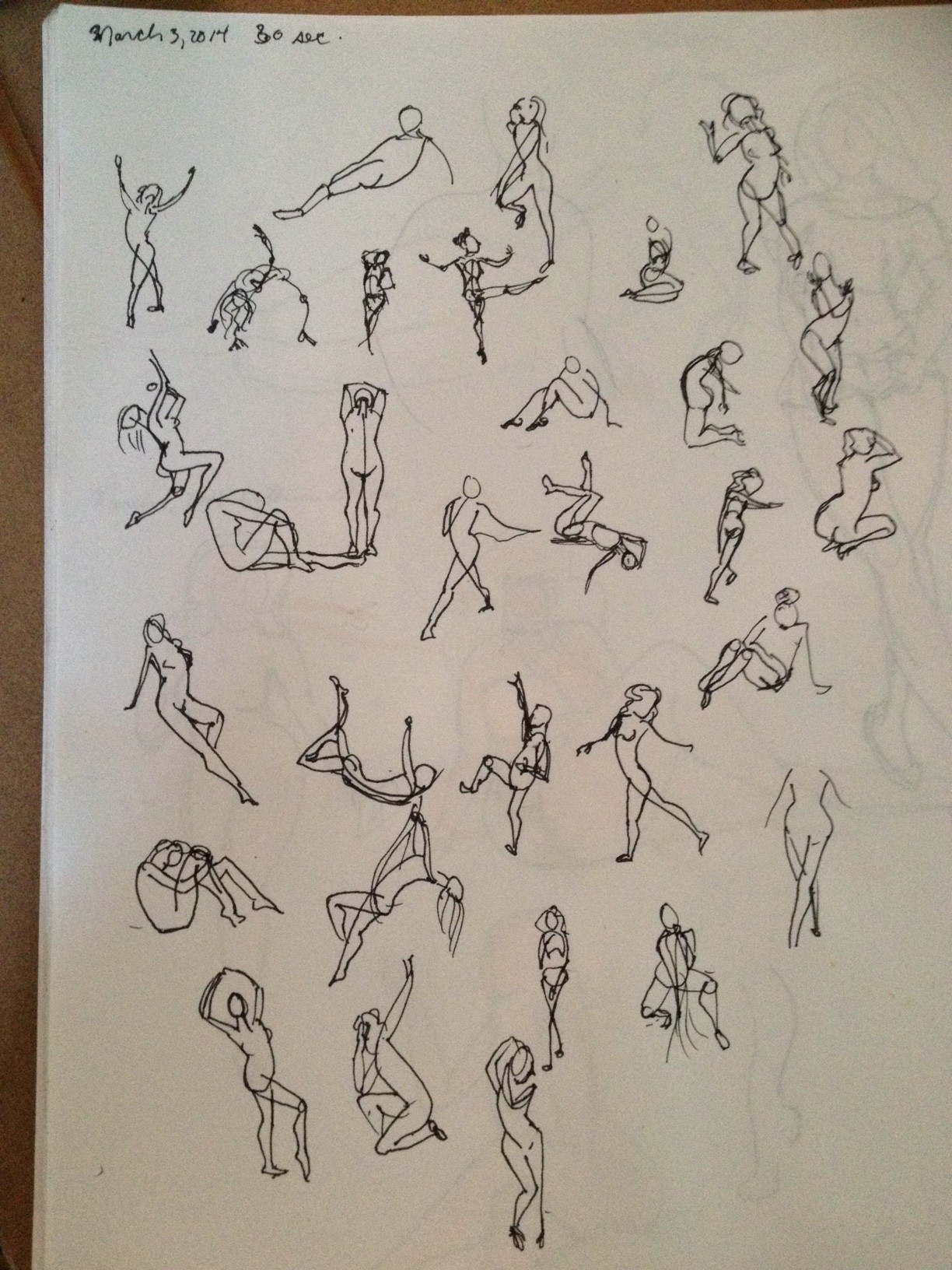 1224x1632 30 Second Gesture Sketches Tori Walker - 30 Second Sketches