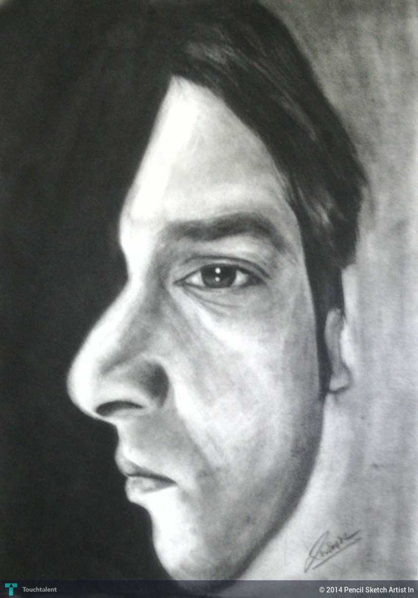 825x1181 3d Portrait Touchtalent - 3d Art Sketch