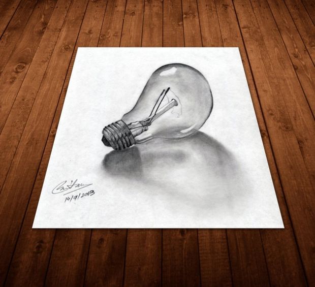 620x565 30 Incredible Examples Of 3d Pencil Drawings Art - 3d Art Sketch