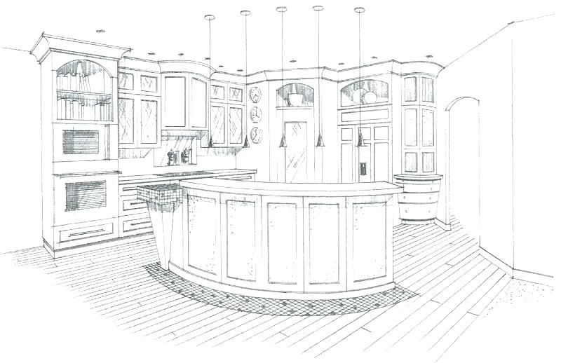 800x518 3d Room Drawing - 3d Bedroom Sketch