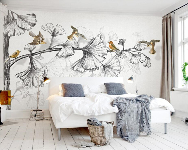 640x512 Beibehang Custom Wall Wallpaper Living Room Bedroom Murals Black - 3d Bedroom Sketch