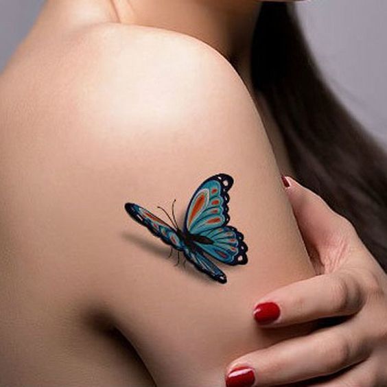564x564 Eyeball Tattoo, Would You Consider Getting It Done Tattoo - 3d Butterfly Sketch