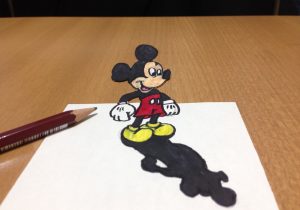 300x210 Drawing Picture Of 3d Cartoon Cartoon Cute Dog 3d Drawing - 3d Cartoon Sketch