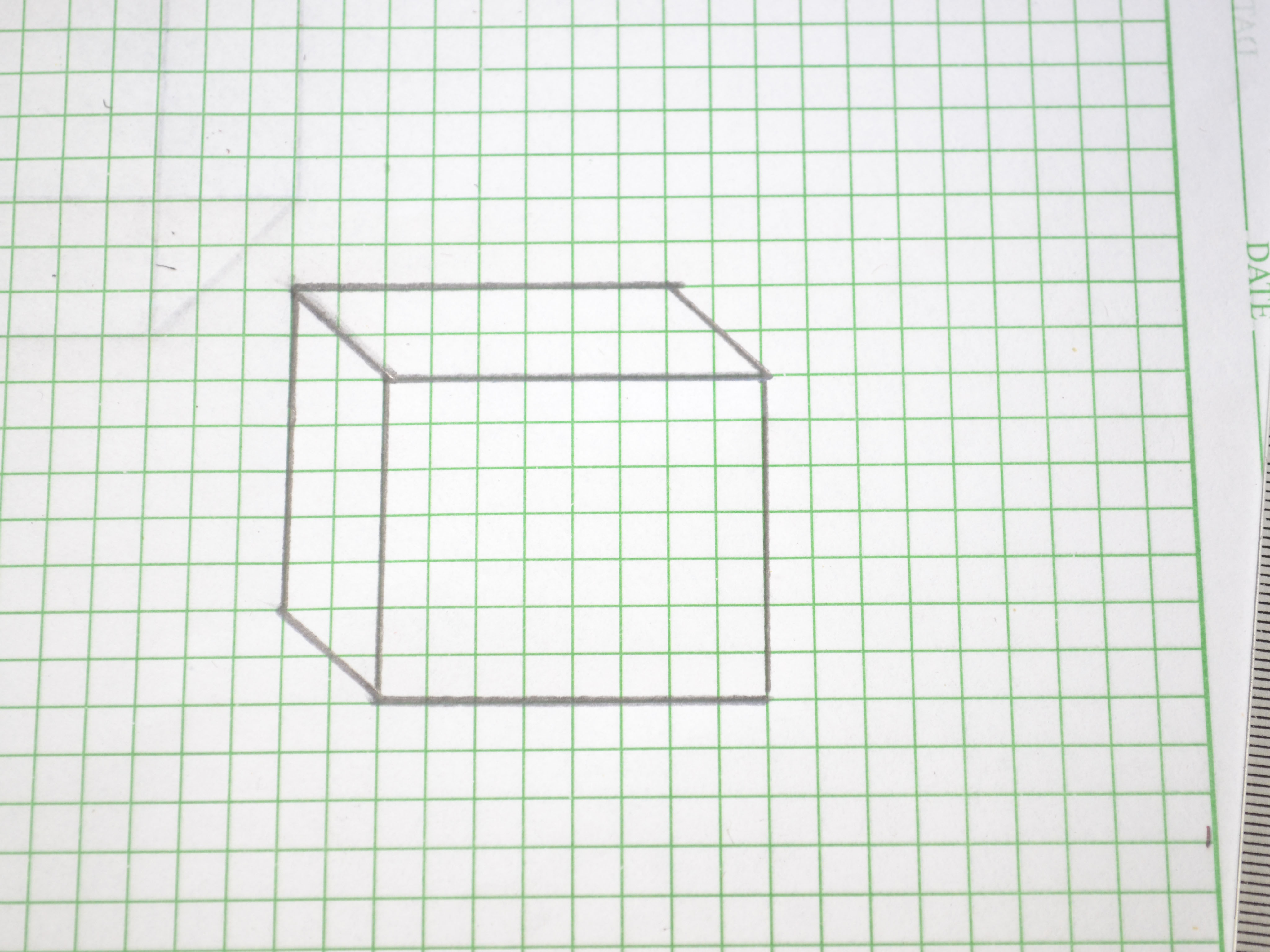 4096x3072 How To Draw A 3d Box 14 Steps (With Pictures) - 3d Cube Sketch