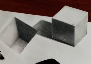 3d Cube Sketch at PaintingValley.com | Explore collection of 3d Cube Sketch