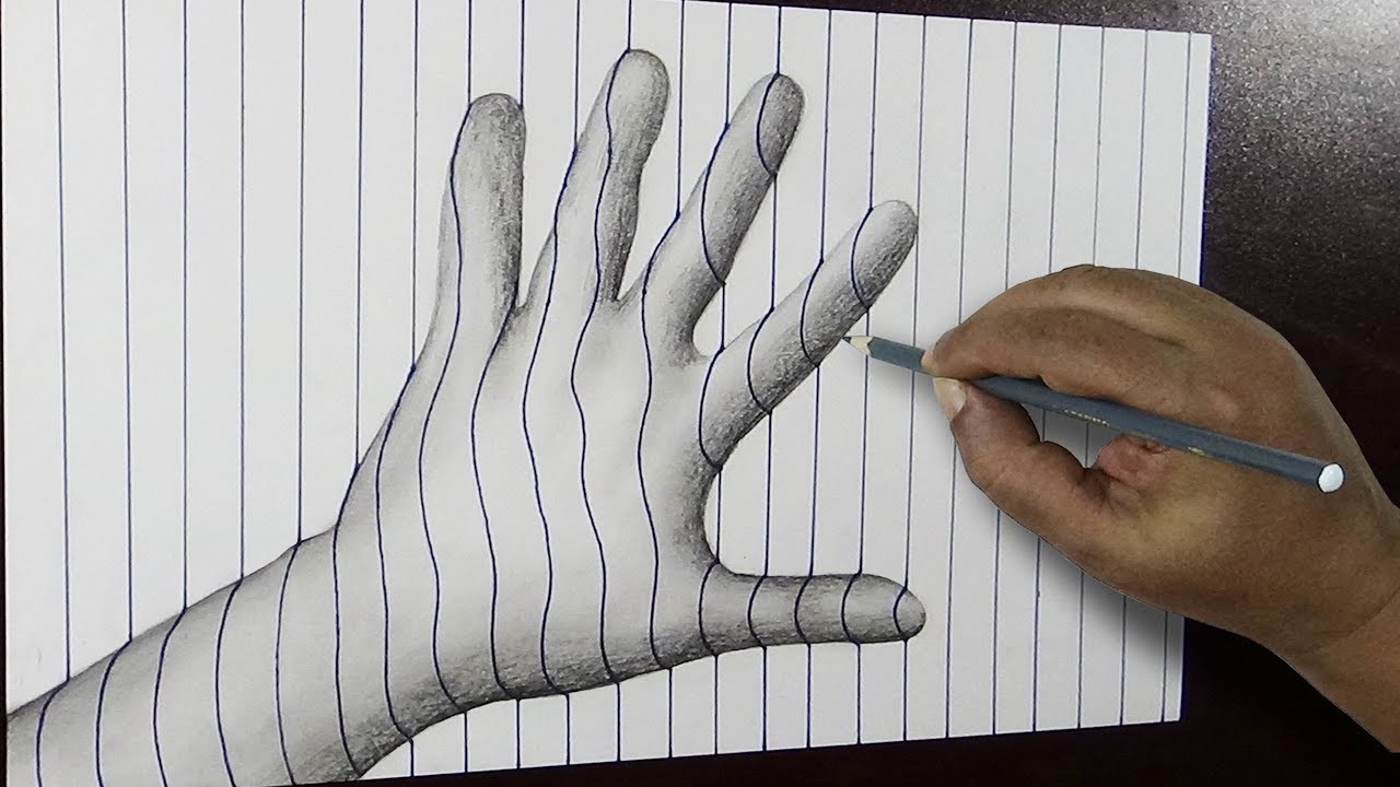 3d Hand Sketch at Explore collection of 3d Hand Sketch