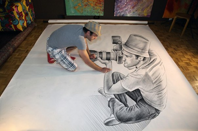 640x426 Amazing 3d Pencils Drawings Fubiz Media - 3d Pencil Sketch