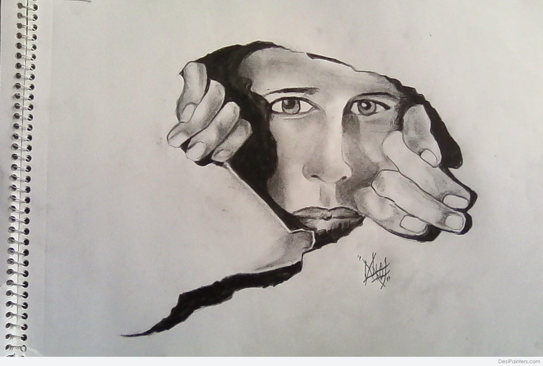 1766x1190 Beautiful 3d Pencil Sketch - 3d Pencil Sketch