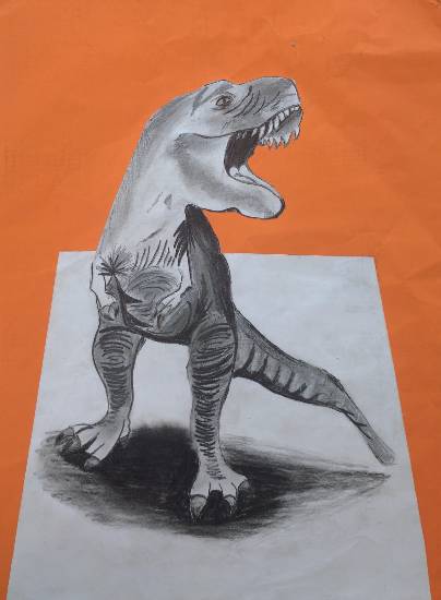 404x550 3d Sketch Painting By Soham Anant Borle - 3d Sketch Drawing