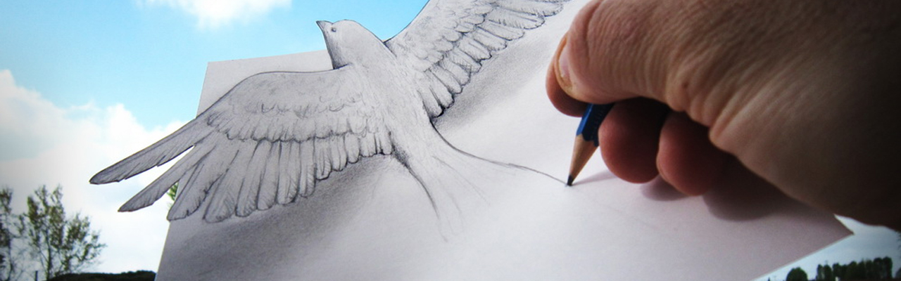 1280x400 Unbelievable 3d Sketches That Will Make You Look Twice - 3d Sketch Drawing
