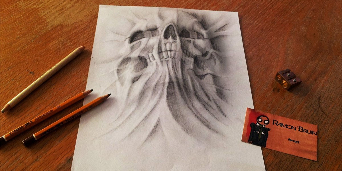 1200x600 Amazing 3d Sketch Artwork Design Trends - 3d Sketch Paper