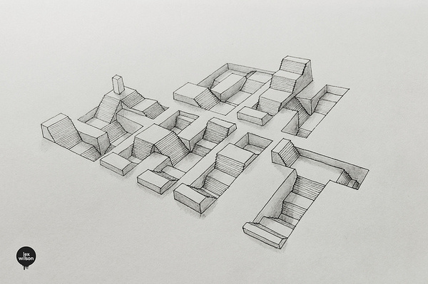 600x399 Best Type 3d Sketch Images On Designspiration - 3d Sketch Pictures