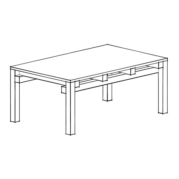 drawing table 3d model