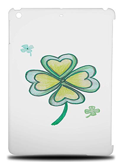 413x550 Four Leaf Clover Sketch Art Hard Back Case Cover For - 4 Leaf Clover Sketch