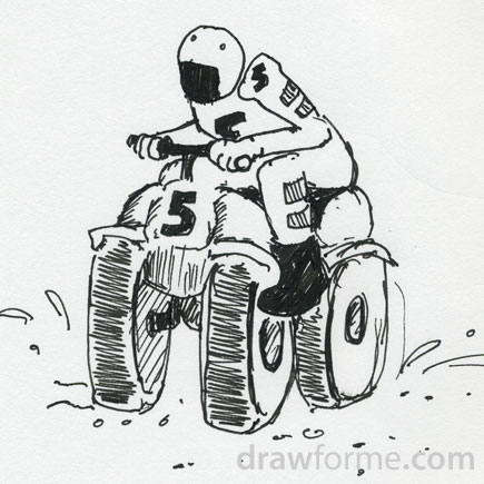 435x435 Draw For Me 4 Wheeler - 4 Wheeler Sketch