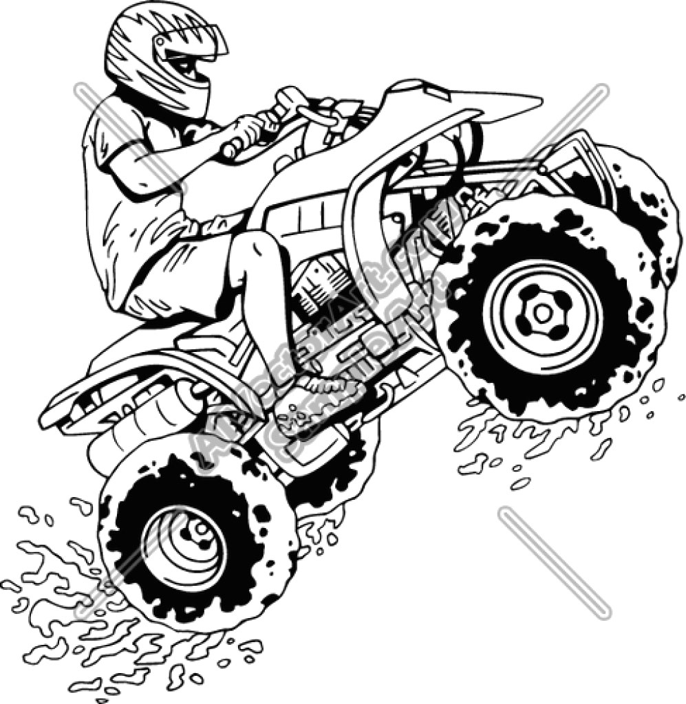 997x1024 Four Wheeler Coloring Pages Lihatsinopsis - 4 Wheeler Sketch