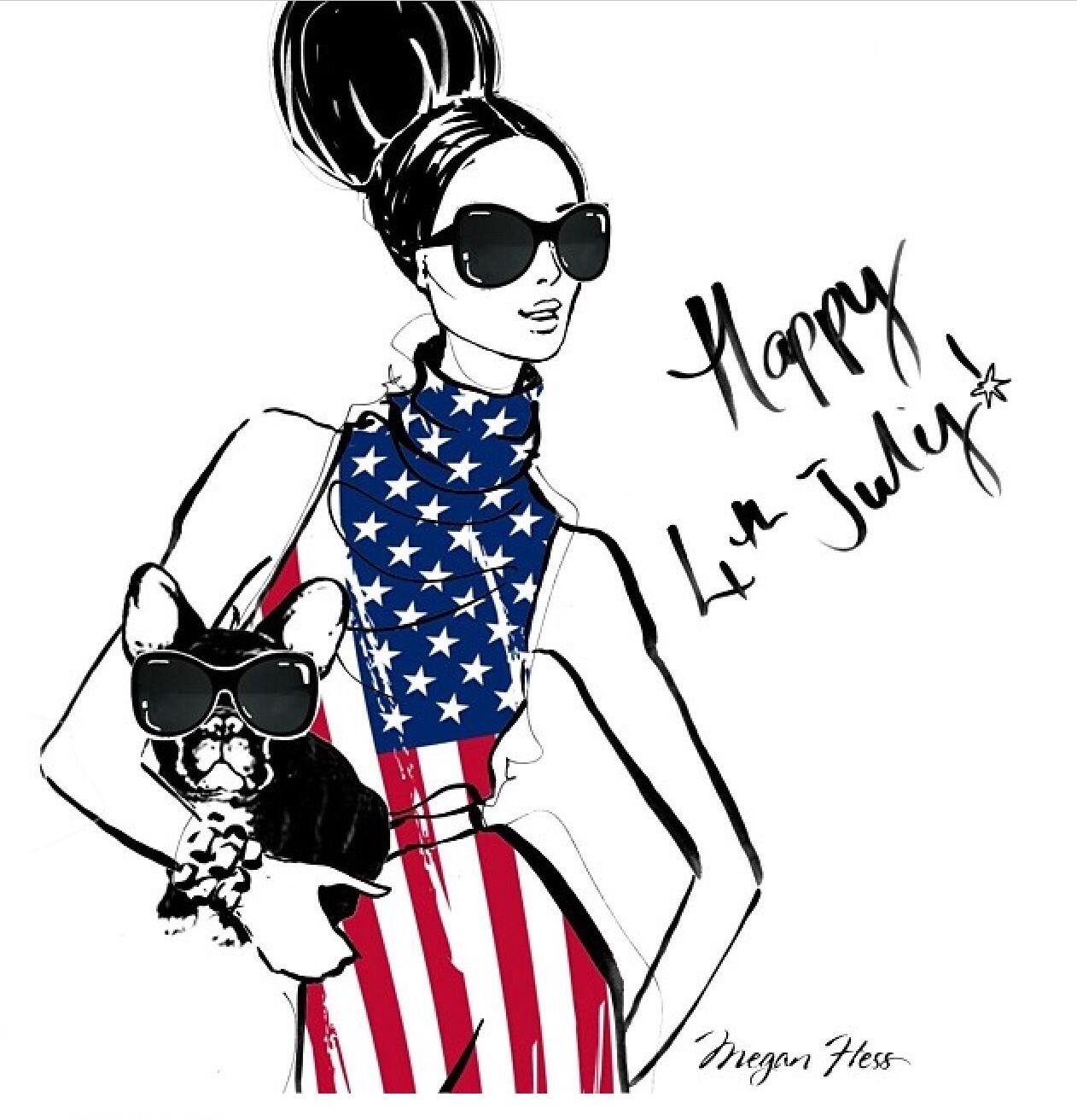1262x1312 Happy 4th Of July - 4th Of July Sketches