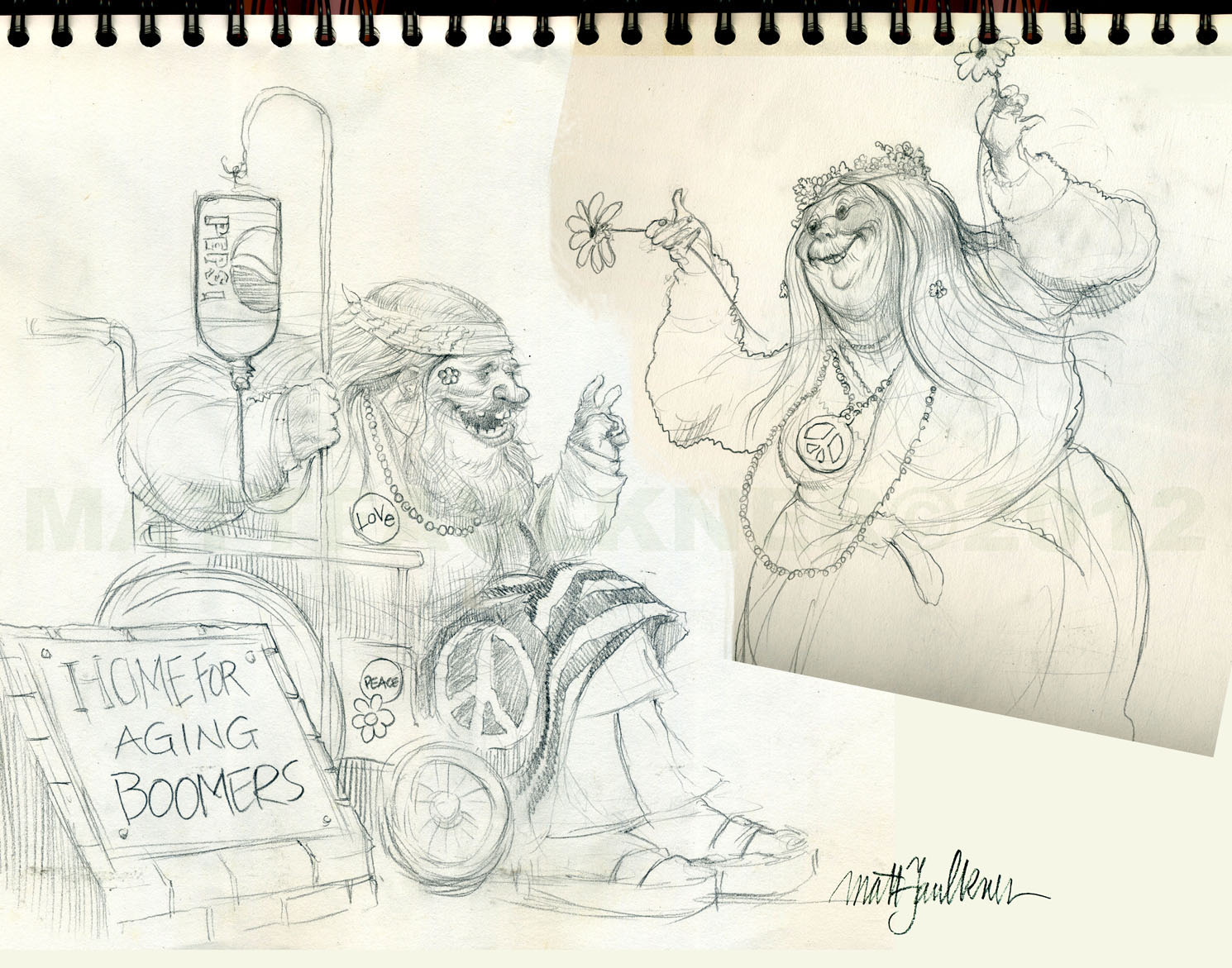 1490x1171 Light Amp Shadow The Art Of Matt Faulkner - 4th Of July Sketches